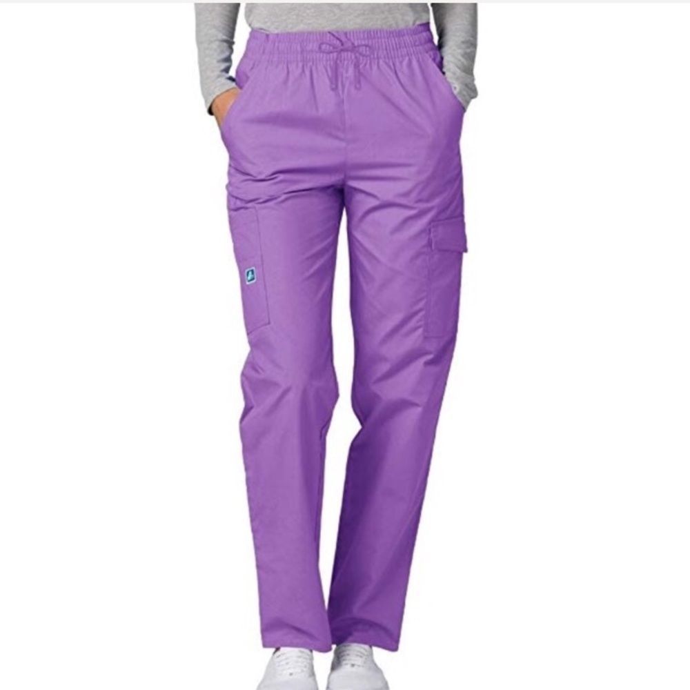 ADAR Cargo Scrub Pants Purple Lavender Sz Medium NWT